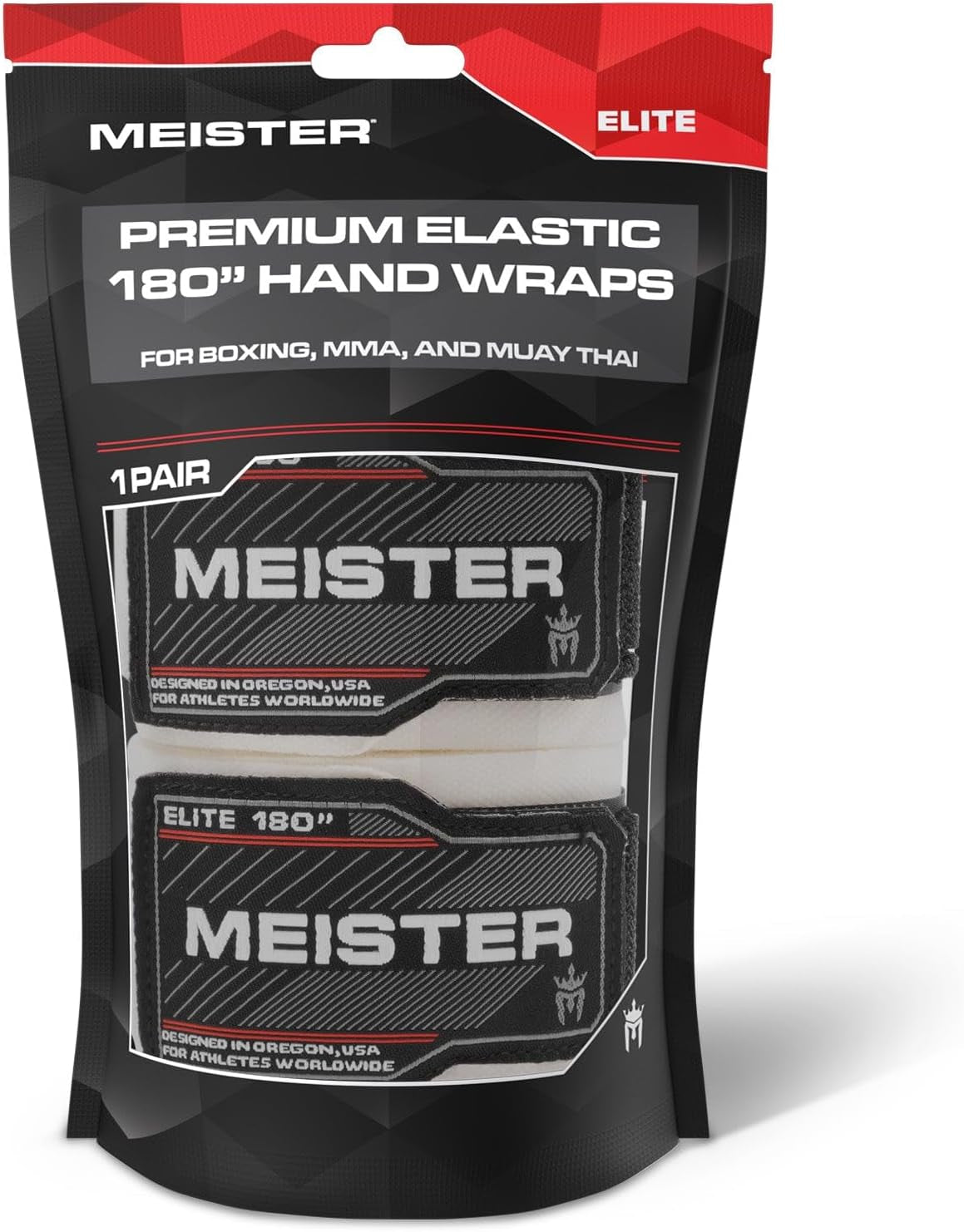 Elite 180" Premium Adult Hand Wraps for MMA & Boxing (Pair)