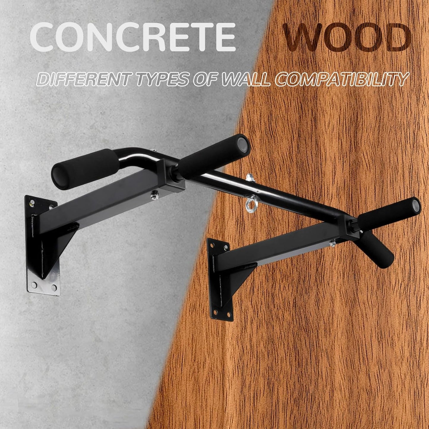 Pull up Bar Wall Mounted Multifunctional Wall Mounted Pull up Bar for Home Gym Workout Strength Training Equipment
