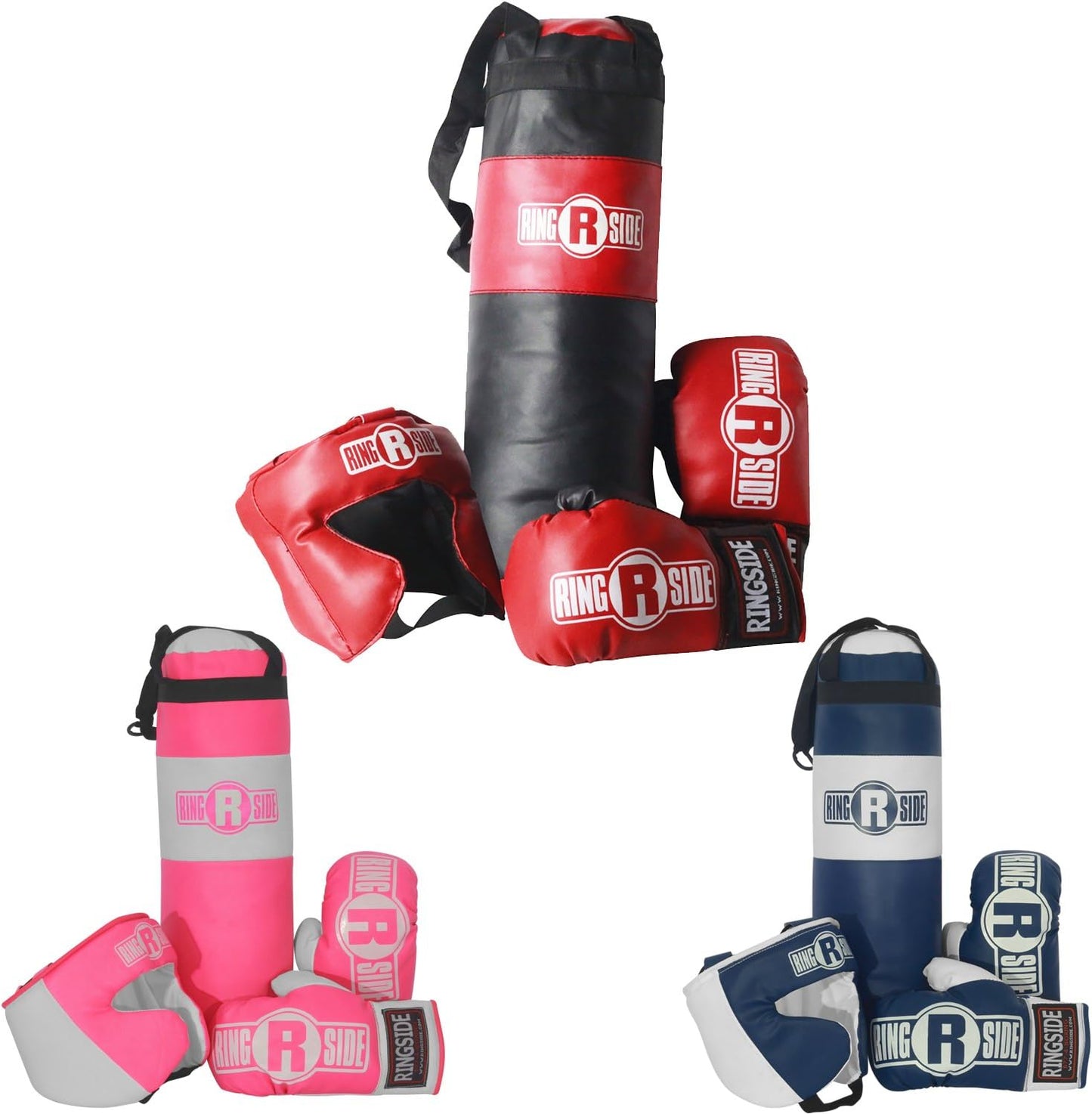 Kids Boxing Set (2-5 Year Old), Assortment with Punching Bag, Boxing Gloves, and Headgear for Boxing, MMA, Muay Thai, and Kickboxing, Youth Sports Toy Set for Boys and Girls, Blue