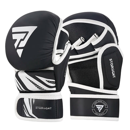 Professional MMA Boxing Gloves PU Leather MMA Fighting Martial Arts Boxing Gloves Karate Muay Thai Training Gloves Men'S