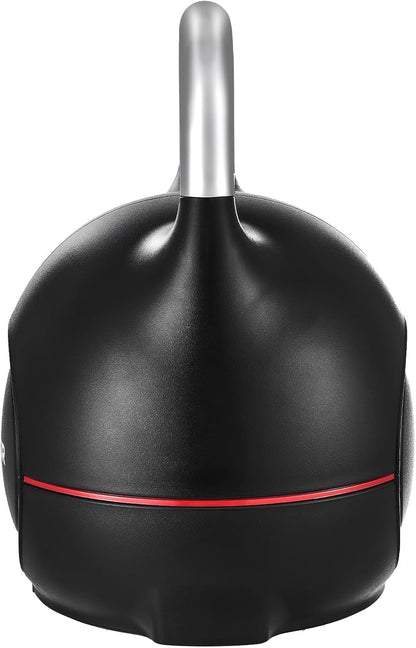 Kettlebell, Adjustable Kettlebell with 7 Weight Levels, Die-Cast Aluminum and ABS Material, for Grip Strength Training, Full-Body Workout & Cross-Training