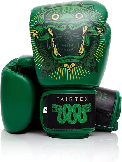 Resurrection Premium Muay Thai Boxing Gloves - Limited Edition Design | Collaboration with Tom Atencio | Stylish & Durable | Syntek Leather | Handcrafted | MMA Kickboxing Gloves
