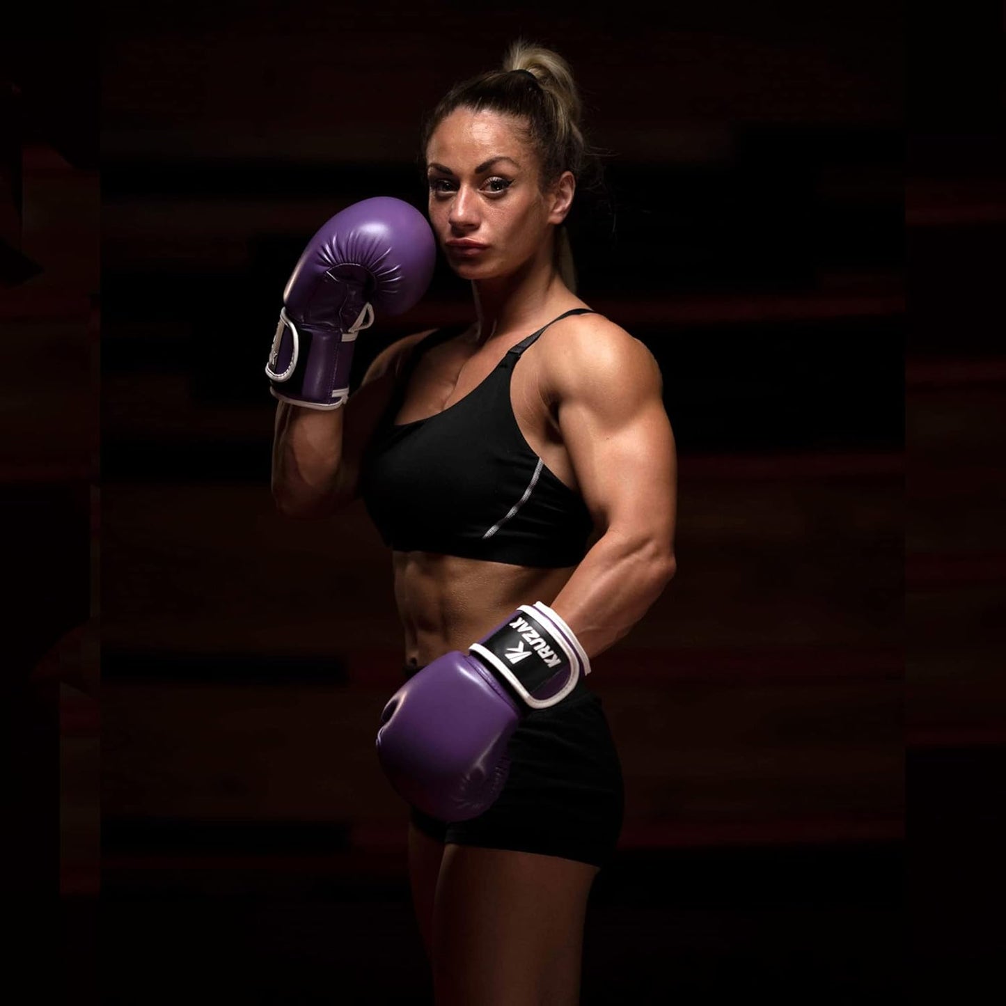 Kruzak Boxing Gloves for Men & Women, Sparring & Kickboxing Gloves, Muay Thai & MMA Gloves, 8-16 Oz