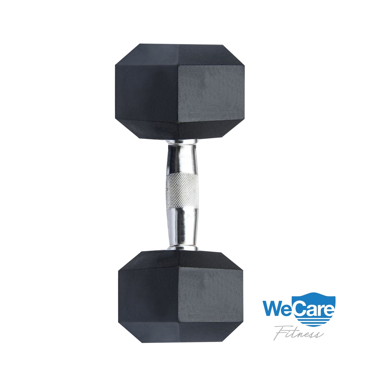 Fitness, 25Lb Rubber Chrome Dumbbells, Pair