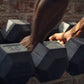 Rubber Encased Hex Weights Dumbbells Pair, Exercise & Fitness Dumbbells for Home Gym Training