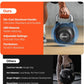 Kettlebell, Adjustable Kettlebell with 7 Weight Levels, Die-Cast Aluminum and ABS Material, for Grip Strength Training, Full-Body Workout & Cross-Training