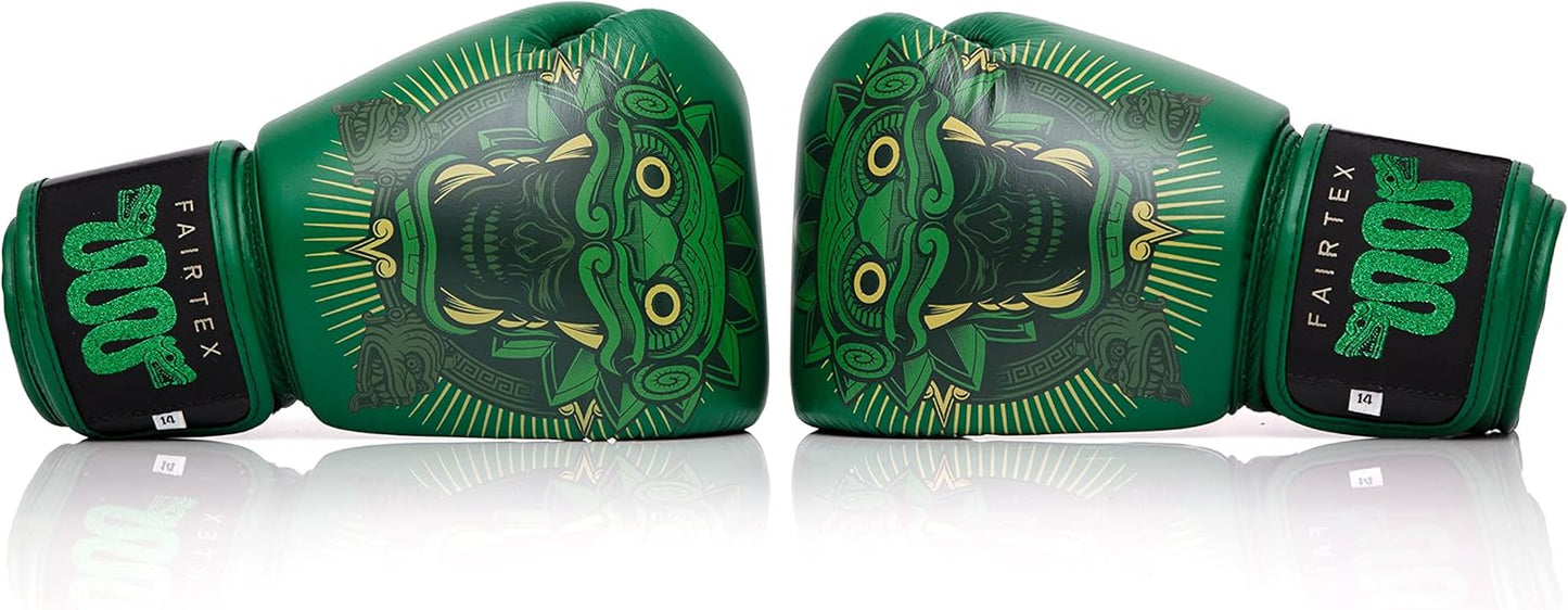 Resurrection Premium Muay Thai Boxing Gloves - Limited Edition Design | Collaboration with Tom Atencio | Stylish & Durable | Syntek Leather | Handcrafted | MMA Kickboxing Gloves