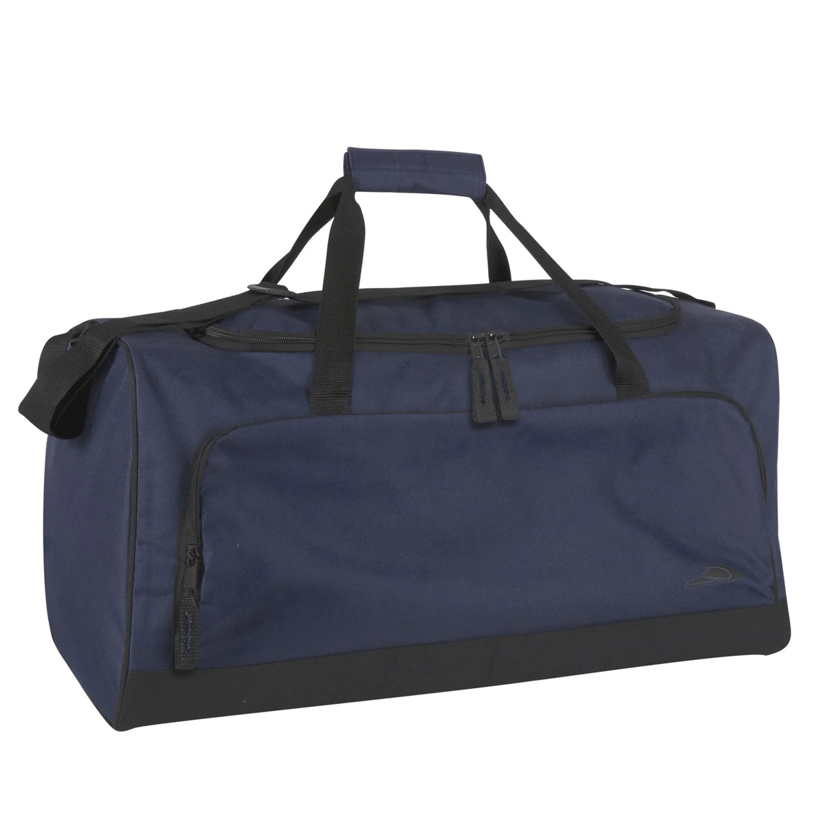 24 Inch 55 Liter Weekender Overnight Duffel Shoulder Bag for Men, Women, Teens, Gym, Travel, Sports and Recreation in Navy Blue