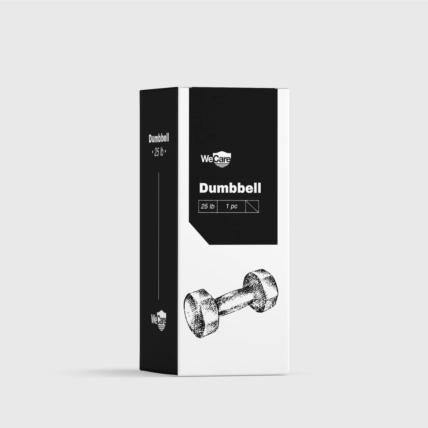 Fitness, 25Lb Rubber Chrome Dumbbells, Pair