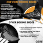 Boxing Shoes - Lightweight Boxing Shoes for Men & Women - Boxing Training Shoes with High Support – High Traction Boxing Boots - Breathable Lace up Boxer Shoes – Mens Kickboxing Shoes