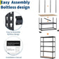 5-Tier Heavy Duty Storage Shelves with 2500 LBS Capacity, Adjustable Metal Shelving Rack for Garage, Kitchen, Pantry, Basement, Bathroom, Laundry Room Organization, 48" D X 24" W X 72" H