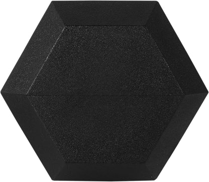 Hex Dumbbells Rubber Coated Hand Weight Set, 60LBS Sets