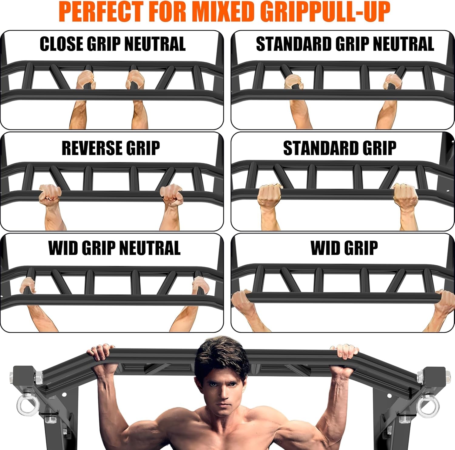 Pull up Bar + Pull up Handles