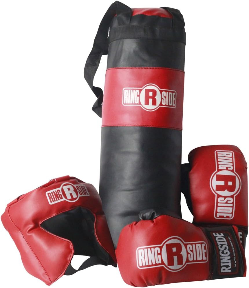 Kids Boxing Set (2-5 Year Old), Assortment with Punching Bag, Boxing Gloves, and Headgear for Boxing, MMA, Muay Thai, and Kickboxing, Youth Sports Toy Set for Boys and Girls, Blue