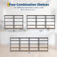 5-Tier Heavy Duty Storage Shelves with 2500 LBS Capacity, Adjustable Metal Shelving Rack for Garage, Kitchen, Pantry, Basement, Bathroom, Laundry Room Organization, 48" D X 24" W X 72" H