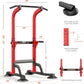 Power Tower Dip Station Pull up Bar for Home Gym Adjustable Height Strength Training Workout Equipment,Pull up Bar Station