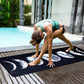 Suede TPE Yoga Mat High Density Non Slip Yoga Mats with Carrying Bag,72"X32" Extra Thick 8MM Exercise & Workout Mat for Yoga, Pilates and Fitness