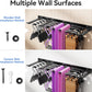 Wall Mounted Home Gym Equipment Storage Rack, Cable Attachments, Lifting Belts, Jump Ropes and Chains