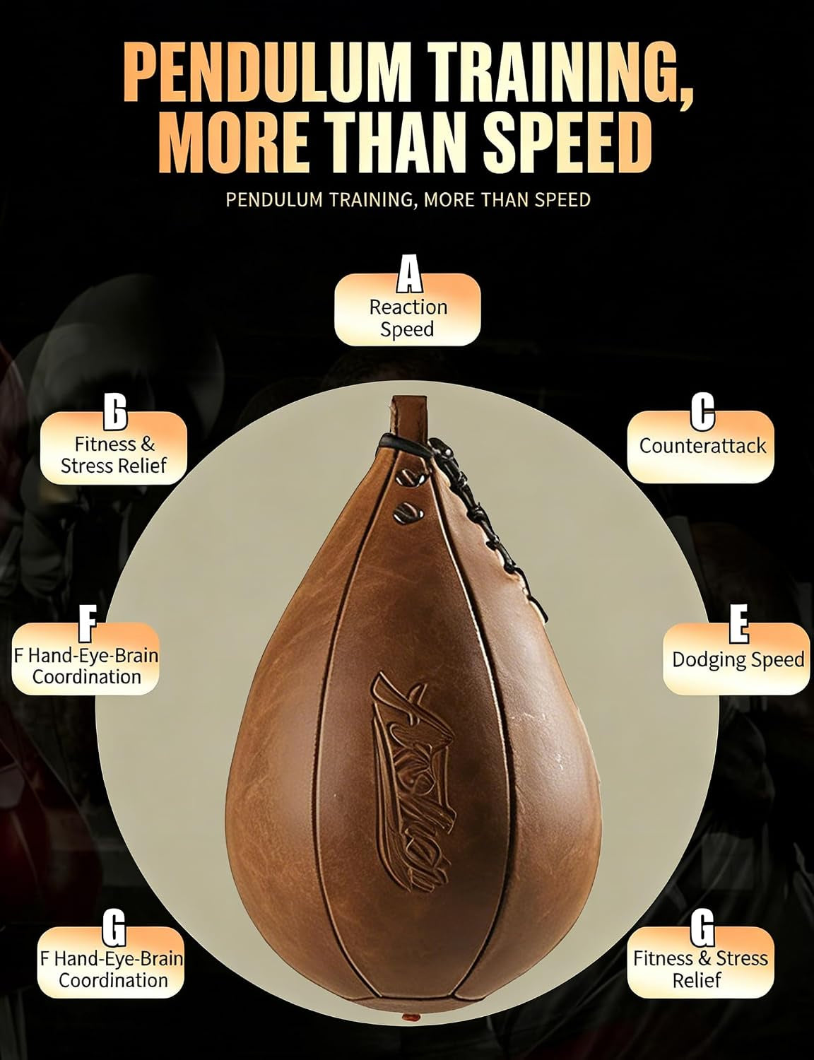 Boxing Speed Punching Bag MMA Training Speed Ball Hanging Swivel Reflex Bag Equipment Workout Kicking Martial Arts Home Gym Exercise Speed Bag