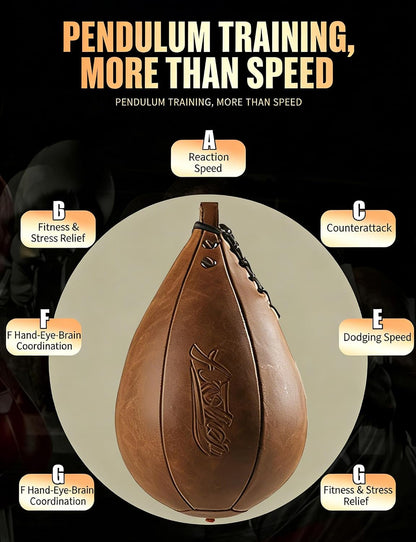 Boxing Speed Punching Bag MMA Training Speed Ball Hanging Swivel Reflex Bag Equipment Workout Kicking Martial Arts Home Gym Exercise Speed Bag