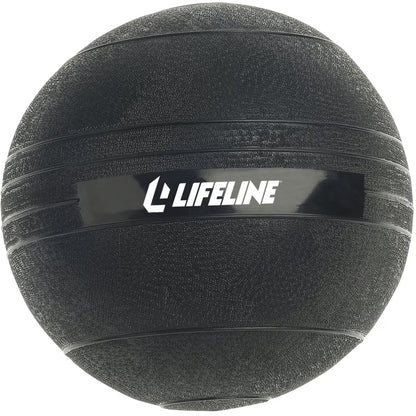 15Lb Slam Ball -Rubberized, Non-Bounce Weighted Ball with Easy-To-Grip Surface