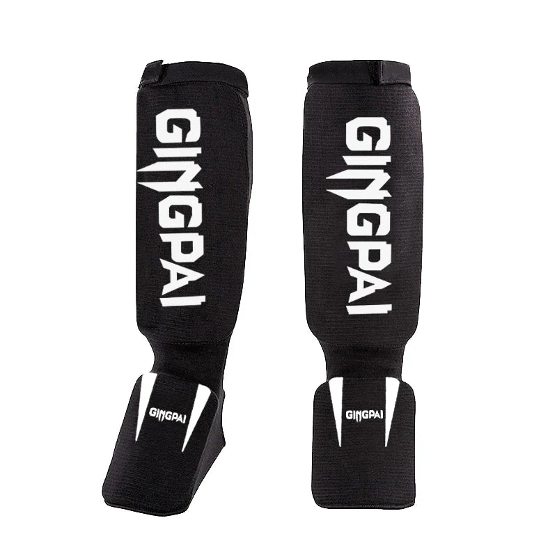 Youth/Adult MMA Boxing Leggings Calf Muay Thai Sanda Instep Training Game Ankle Protective Gear Men Women Mma Foot Shin Guard
