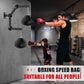 Speed Bag Boxing Punching Bag, Wall Mount Height Adjustable & Fold Speed Bags for Boxing, Wall Bracket Boxing Reflex Ball, Boxing Bag as Adults Teens and Kids, Fits Home Gym Workout
