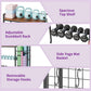 Dumbbell Rack, Gym Storage Rack, Weight Rack for Home Gym, Dumbbells, Kettlebells, Yoga Mats & More Space-Saving Home Gym Organizer