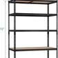 5-Tier Heavy Duty Storage Shelves with 2500 LBS Capacity, Adjustable Metal Shelving Rack for Garage, Kitchen, Pantry, Basement, Bathroom, Laundry Room Organization, 48" D X 24" W X 72" H