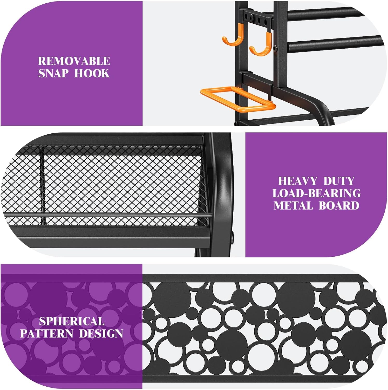Dumbbell Rack,  Adjustable Weight Rack for Home Gym, Home Gym Storage Rack for Yoga Mat Kettlebells and Strength Training Equipment, Weight Storage Rack for Dumbbells with Wheels