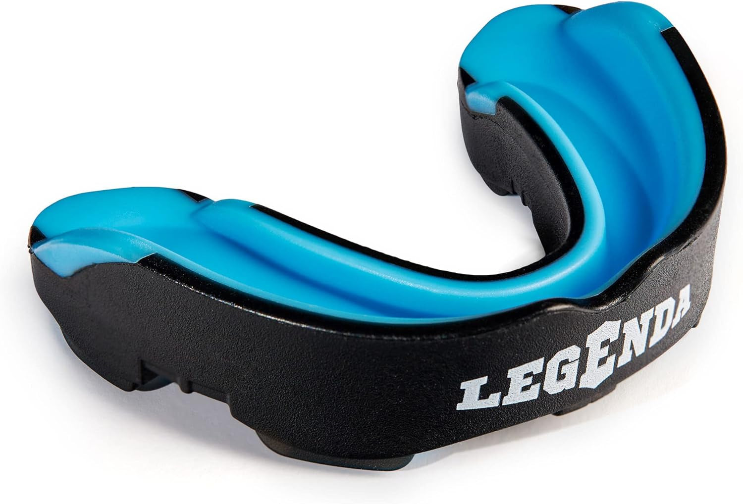 Mouth Guard Sports W/Case, Professional Mouthguard for Boxing, Football, Hockey, Jiu Jitsu, Muay Thai, MMA, Wrestling and High Contact Sports, Fits Adults, Youth, Kids 11+ (Black/Blue)
