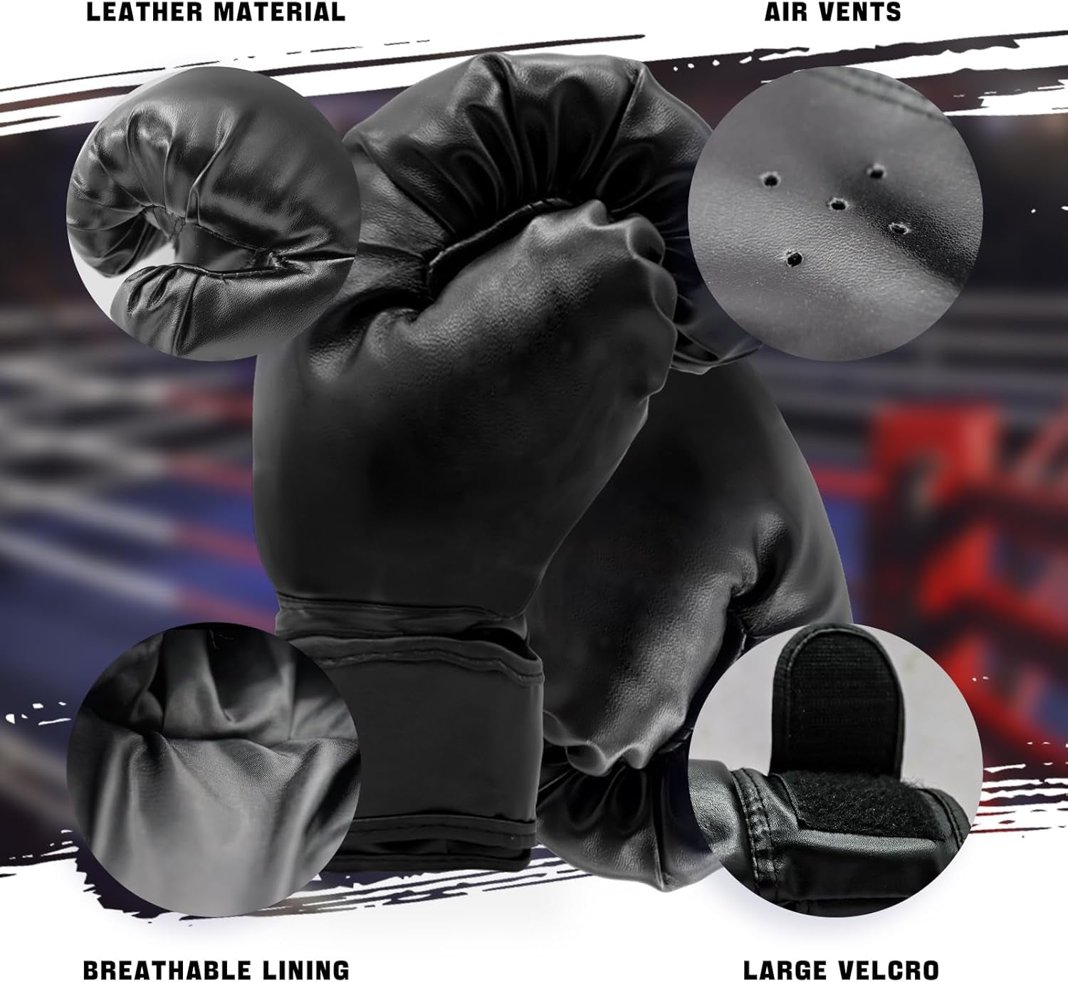 14 Pcs Boxing Set Boxing Equipment Set for Beginners Including 2 Pair of 6 Oz Boxing Gloves Headgear Helmet Hand Wraps Mouth Guards Gifts Training Equipment