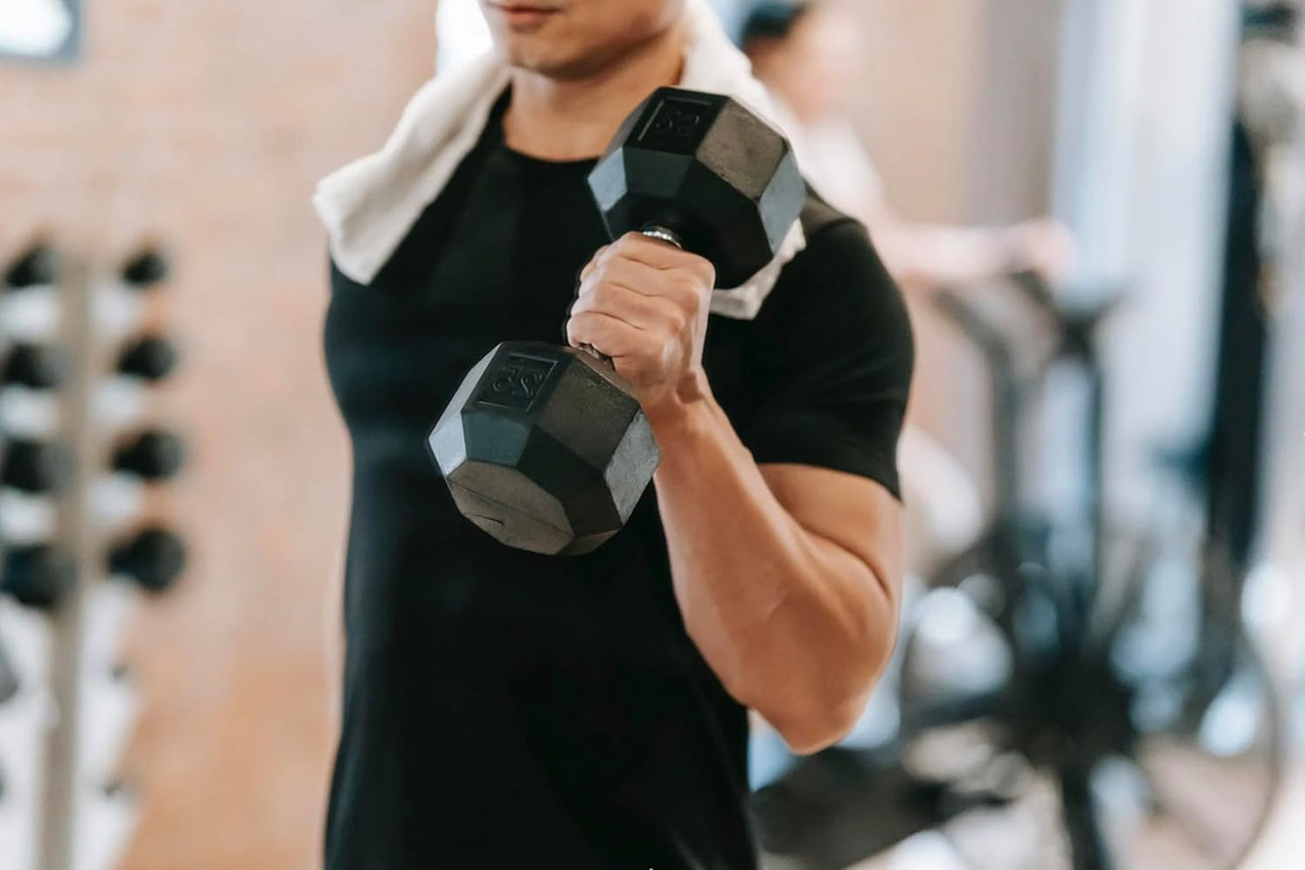 Hex Dumbbells Rubber Coated Hand Weight Set, 60LBS Sets