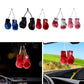 Mini Boxing Gloves Miniature Punching Gloves Car Hanging Pendant Boxing Gloves Model Decoration Rearview Mirrors Styling