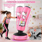 Inflatable Punching Bag, 66" Inflatable Boxing Bag for Kids with Boxing Gloves for 3-12 Girls, Stable Boxing Set for Practicing Karate, Taekwondo, Unicorn Toy & Gifts for Girls