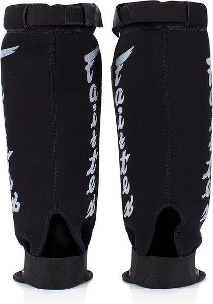 SP6 Muay Thai Shin Guards for Men, Women, Kids | Shin Guards Made with Neoprene Material & Are Premium, Lightweight & Durable | Reinforced Paddings on the Shins