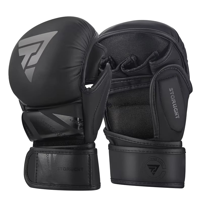 Professional MMA Boxing Gloves PU Leather MMA Fighting Martial Arts Boxing Gloves Karate Muay Thai Training Gloves Men'S