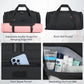 Gym Bag for Men 40L Sports Duffel Bags Gym Duffle Bag Women with Shoe Compartment & Wet Pocket Water Resistant Travel Duffel Bag Lightweight Weekender Overnight Bag Black