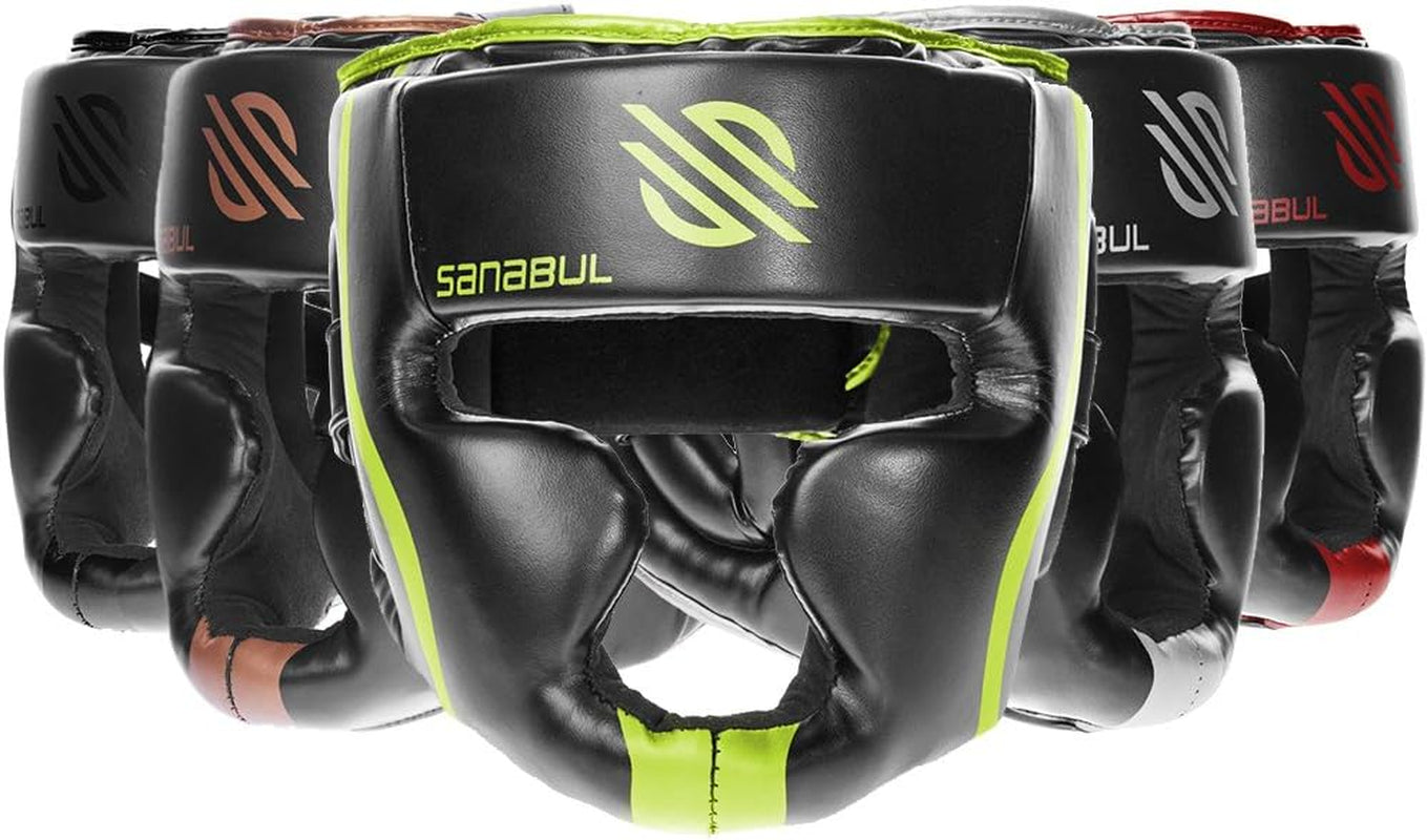 Essential Boxing Headgear for Men & Women, Muay Thai MMA Headgear with Protective Padding, Full Face Coverage for Sparring Training