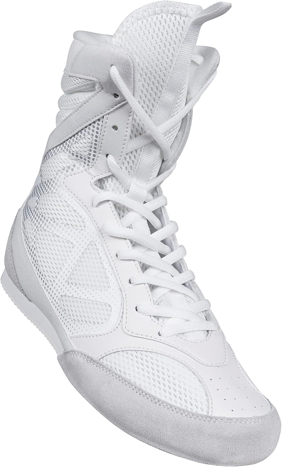 Boxing Shoes - Lightweight Boxing Shoes for Men & Women - Boxing Training Shoes with High Support – High Traction Boxing Boots - Breathable Lace up Boxer Shoes – Mens Kickboxing Shoes