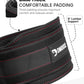 Dip Belt for Weight Lifting, Pullup, Squats & Dips - 36" Robust Steel Chain, Comfortable Neoprene Padding Supports 350Lbs - Gym Weight Belt for Strength Training Workout & Weightlifting