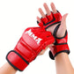 1 Pair of Pu Boxing Gloves Mma Gloves Half Finger Sandbag Taekwondo Muay Thai Gloves Professional Boxing Training Equipment