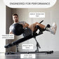Finer Form Gym-Quality Adjustable Sit up Ab Bench & Decline Weight Bench for Home Gym Strength Training.