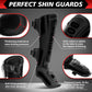 Kickboxing Shin Guards Muay Thai Shin Pads with 16 OZ Boxing Gloves, Adjustable Leg Guards with Instep Protection Shinguards with Workout Gloves Martial Arts Training Equipment for MMA Training