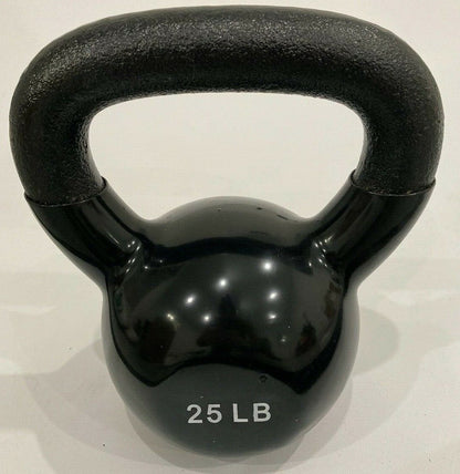 NEW 5-45LB VINYL DIPPED KETTLE BELL GYM WEIGHT 100% IRON! 5,10,15,20,25,
