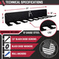 ) Gym Storage Hanger/Heavy Duty Multi-Purpose Gym Rack for Lifting Belts, Chains, Exercise Bands, Jump Ropes (Mounting Hardware Included)