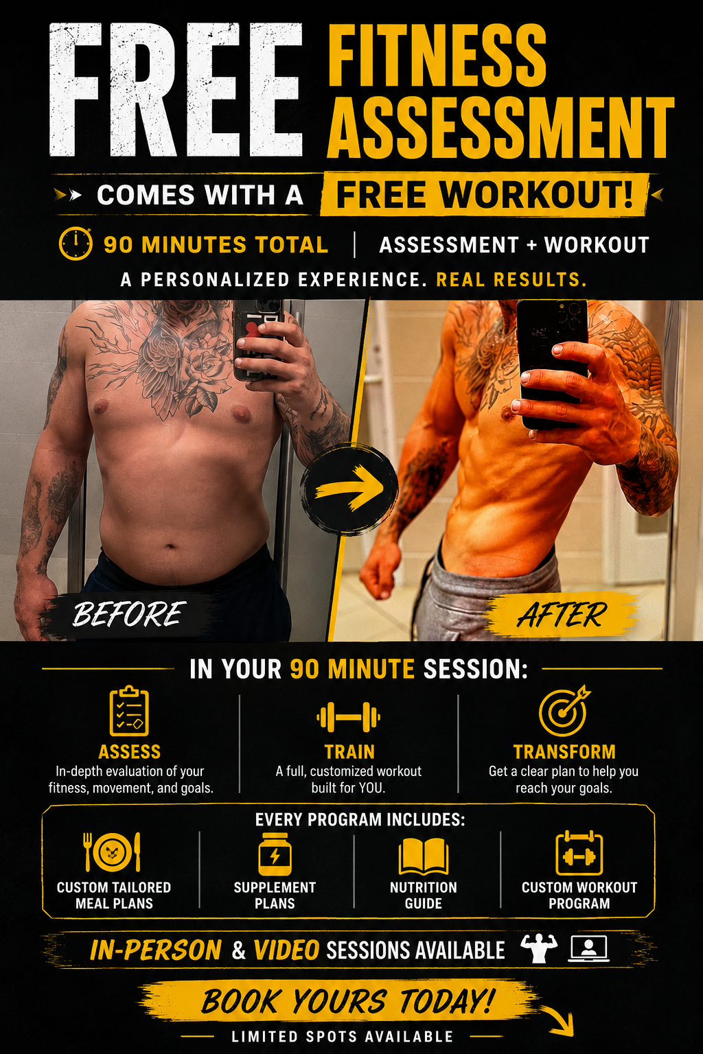 Free Assessment and workout