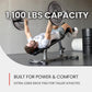 Finer Form Gym-Quality Adjustable Sit up Ab Bench & Decline Weight Bench for Home Gym Strength Training.