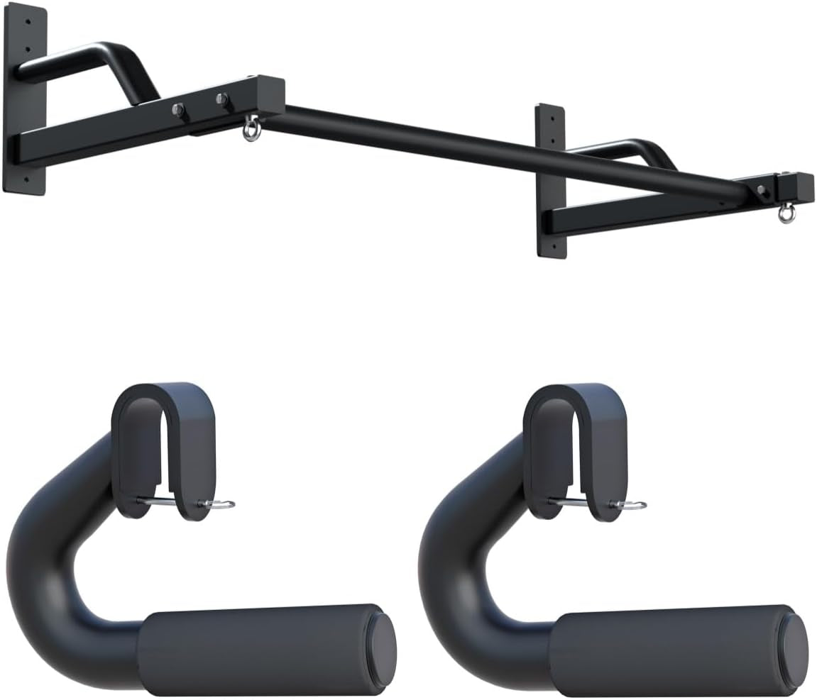 Pull up Bar + Neutral Grip Handles for Pull Up