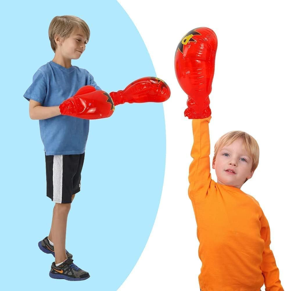 Giant Inflatable Boxing Gloves for Youth Boys & Girls Workouts